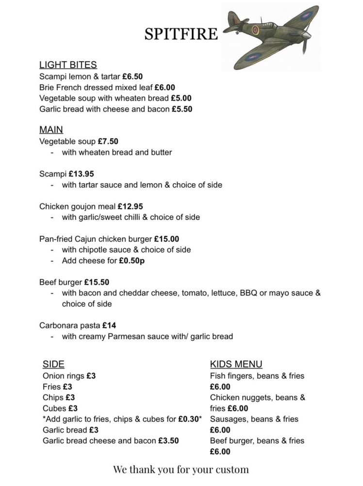 menu 25